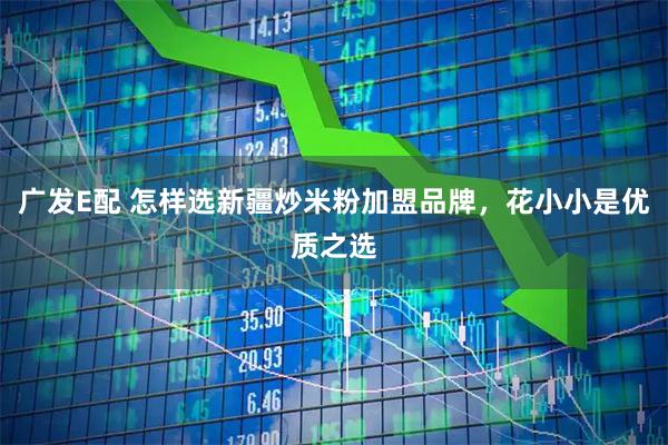 广发E配 怎样选新疆炒米粉加盟品牌，花小小是优质之选