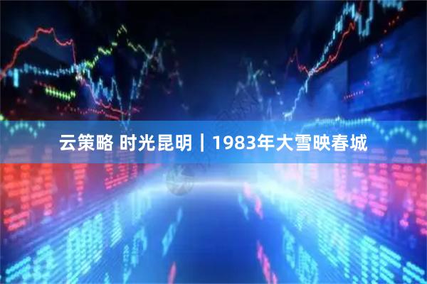 云策略 时光昆明｜1983年大雪映春城