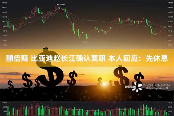 翻倍赚 比亚迪赵长江确认离职 本人回应：先休息